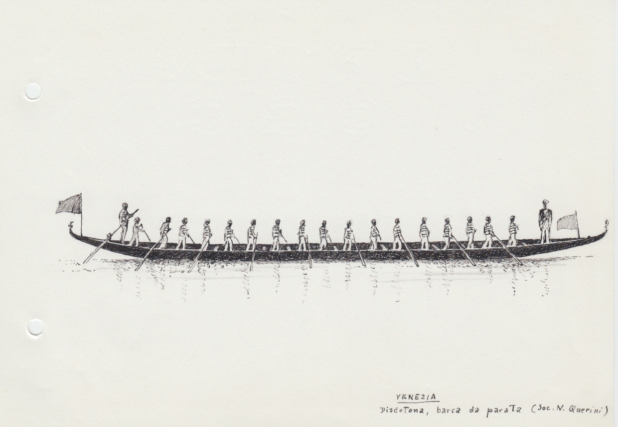 443 Venezia - disdotona barca da parata - Soc. N. Querini